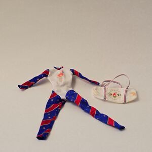 VTG Barbie 1996 Olympics Atlanta Bodysuit and Duffle Bag